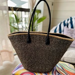 Large Sequin Beach Tote Travel Bag